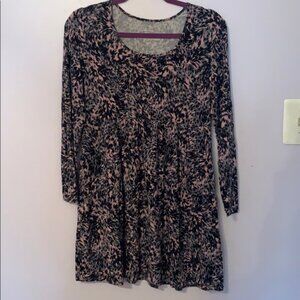 Soma Black Patterned Dress